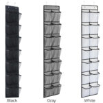 14 Pockets Over Door Hanging Shoe Storage Organizer Rack Holder Closet