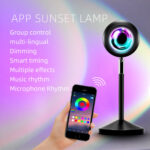 Projector APP/Remote Control Sunset Lamp Rainbow Sunset Lamp – Bild 2