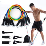 11-teiliges Fitness-Widerstandsband-Set