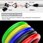 11-teiliges Fitness-Widerstandsband-Set – Bild 6