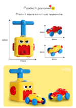 Air Power Balloon Car Toy for Children Gifts – Bild 5
