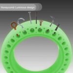 Electric Scooter Tire Fluorescent Green – Bild 4