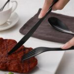 4pcs Stainless Steel Steak Knife Fork Spoon – Bild 4