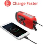 Emergency Hand Crank Radio Solar Power Bank – Bild 3