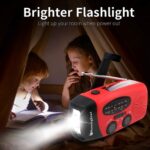 Emergency Hand Crank Radio Solar Power Bank – Bild 5
