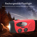 Emergency Hand Crank Radio Solar Power Bank – Bild 6