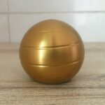 Decompression Gyroscope Desktop Toy 45mm Golden – Bild 2