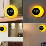 Crescent Moon Clock Multifunctional Rechargeable – Bild 2