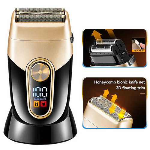 dee81f78f2e7caaf34846636c8a9be85.jpg Electric Razor Electric Shaver Rechargeable Shaving Machine For Men – Bild 1