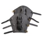Dungeons & Dragons Fighter Leather Bracers Black
