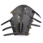Dungeons & Dragons Rogue Leather Bracers Black
