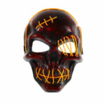 Halloween Scary One-Eyed Pirate Mask Cosplay Led Mask – Bild 6
