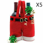 Wool Fabric Merry Christmas Gifts Santa Pants Christmas Candy Gift Bag – Bild 8
