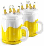 Large Inflatable Beer Mug Cooler Pool Float Drink Cooler – Bild 5