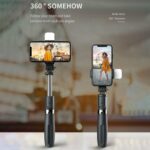 Compatible with Apple, Bluetooth Selfie Stick Tripod – Bild 3
