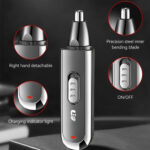 Professional Electric Nose Hair Trimmer 3 In 1 Sideburns Knife Head