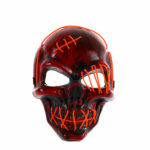 Halloween Scary One-Eyed Pirate Mask Cosplay Led Mask – Bild 10