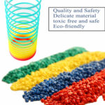 Rainbow Spring Coil Toys Plastic Folding Spring Coil Sports Game – Bild 8