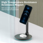 Compatible with Apple 2 In 1 Magnetic Wireless Charger Stand – Bild 3