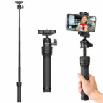 2-in-1 Multifunctional Phone Clip Extendable Tripod – Bild 2