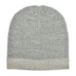 Gray Interwoven Alpaca Beanie – Bild 3