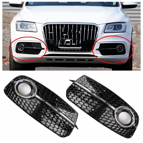rBNaFV8RXBiASHjdAAsjrM8-crY021.jpg Areyourshop 1PC Front Bumper Fog Light Grille Fit For AUDI Q5 13-2017 – Bild 1