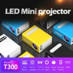 Mini Portable LCD Projector T300 Pocket Led Projectors Home Movie