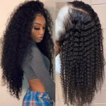 Lace Front Human Hair Wigs 13*4 Brazilian Kinky Curly Human Hair Wig