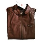 Mens PU Leather Jacket Fashion Coats for Male Business Wear Clothing – Bild 8