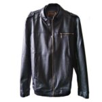 Mens PU Leather Jacket Fashion Coats for Male Business Wear Clothing – Bild 6