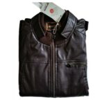 Mens PU Leather Jacket Fashion Coats for Male Business Wear Clothing – Bild 7