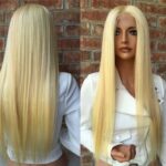 150 Density Brazilian Honey Blonde Human Hair Lace Front Wigs Color