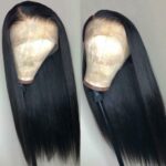 Brazilian Black Long Silky Straight Full Wigs Human Hair Heat – Bild 2