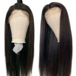 Brazilian Black Long Silky Straight Full Wigs Human Hair Heat – Bild 4