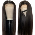 Brazilian Black Long Silky Straight Full Wigs Human Hair Heat – Bild 3