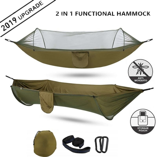 rBVaVV65Nr2AYGrbAAG5H3RQmgA066.jpg 2020 Camping Hammock with Mosquito Net Pop-Up Light Portable Outdoor – Bild 1