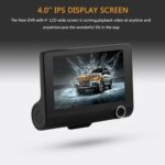 Car DVR 3 Cameras Lens 4.0 Inch Dash Camera Dual Lens With Rearview – Bild 6