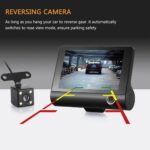 Car DVR 3 Cameras Lens 4.0 Inch Dash Camera Dual Lens With Rearview – Bild 7