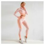 2020 New Women Yoga Sports Bras Tops and Pants Sets Zipper Tracksuits