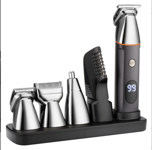 silver.png Rechargeable Professional Barber Razors Hair Removal Trimmer – Bild 1