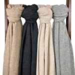 Gray Handloom Cashmere Scarf – Bild 3